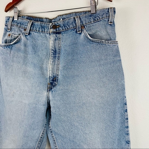 VINTAGE LEVIS 550 Orange Tab Relaxed Fit Tapered Leg Jean Size W38 L30 - Picture 4 of 16